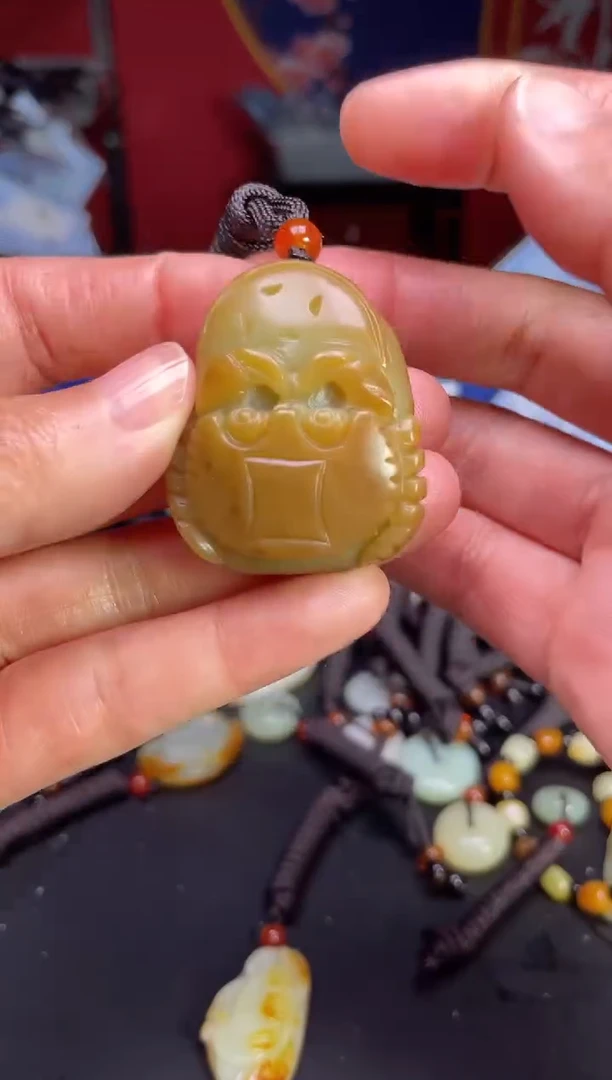 颈饰未镶嵌和田玉123