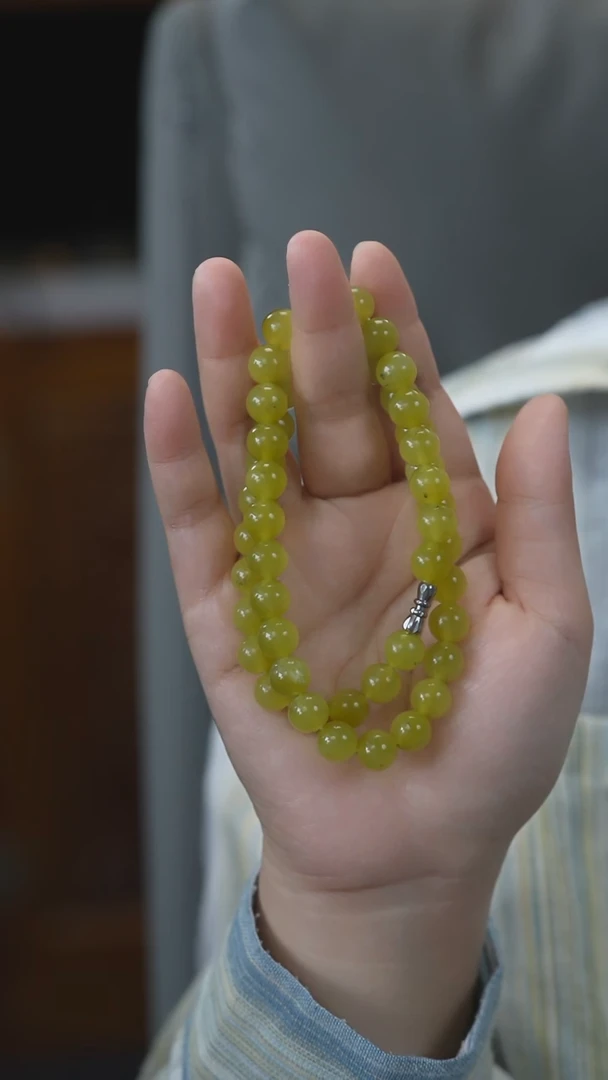 岫玉未镶嵌颈饰项链