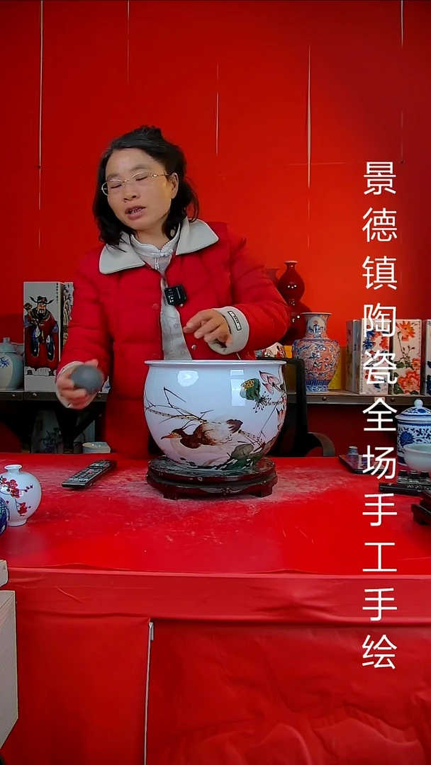 摆件陶瓷景德镇陶瓷 全场手工手绘