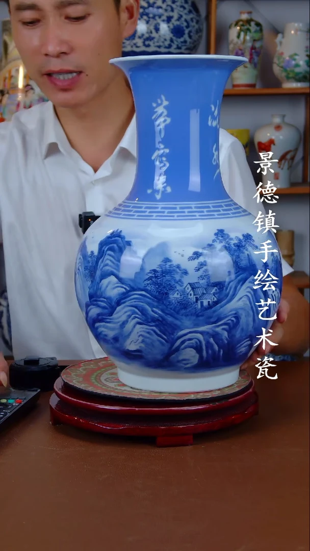 现代景德镇手工手绘陶瓷摆件19