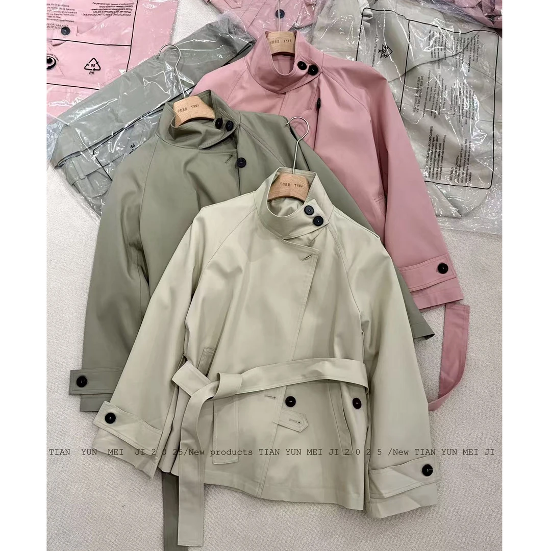 【no退no换 谨慎下单】立领宽松风衣外套 QA2501