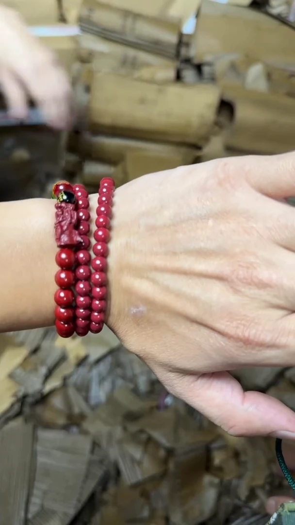 手串朱砂双圈QL78