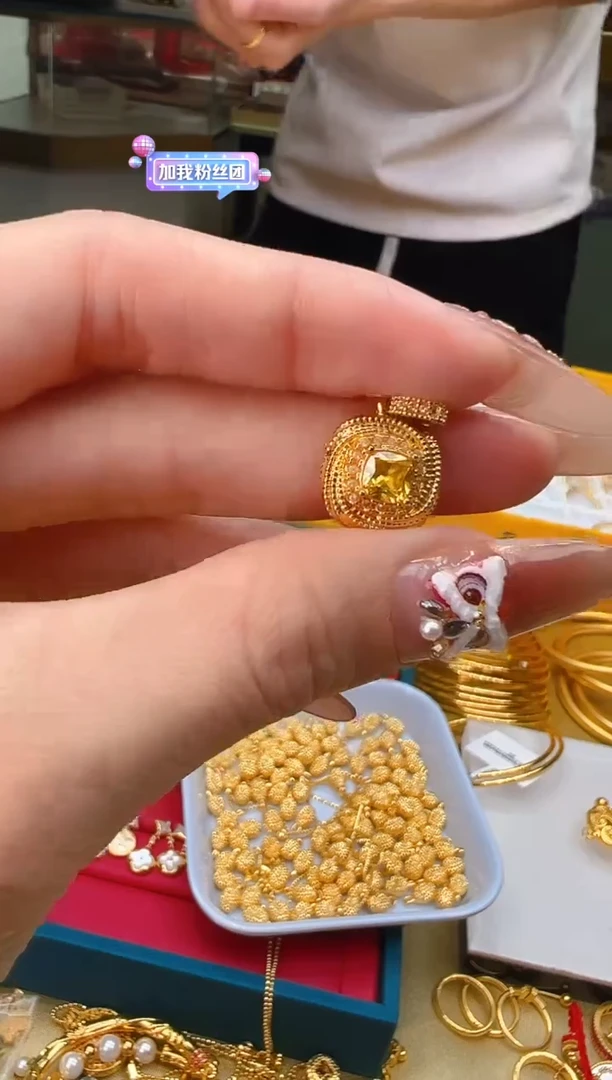 【闪购商品】水晶吊坠18K金镶嵌【SG】0204002