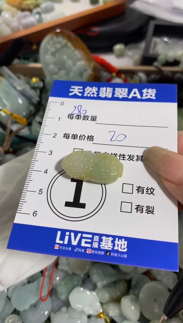 颈饰未镶嵌翡翠天然翡翠A货批量多样性发一件