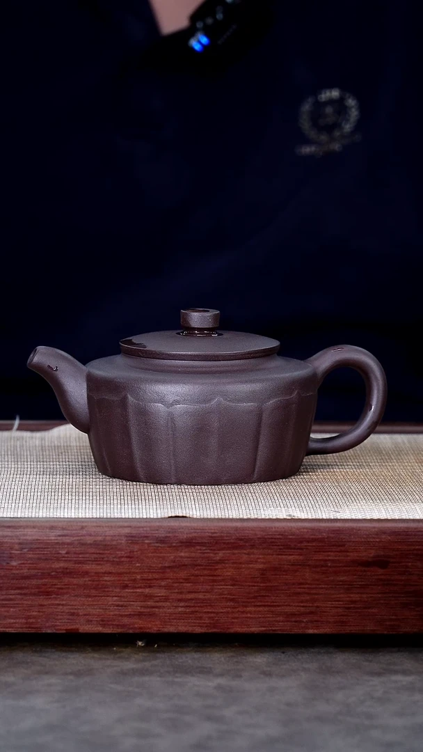 茶壶紫砂宜兴紫砂茶壶4号紫泥微瑕