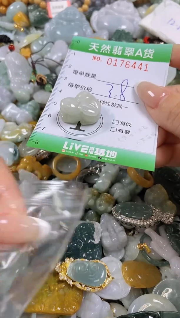 翡翠未镶嵌颈饰闪购0176441