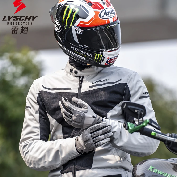 LYSCHY/雷翅摩托车骑行服夏季网眼男女款大码机车休闲四季2057