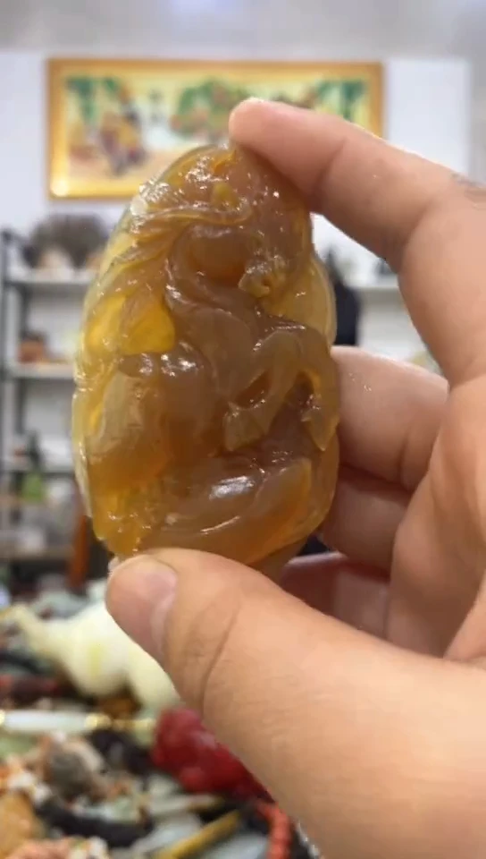 未镶嵌岫玉挂件