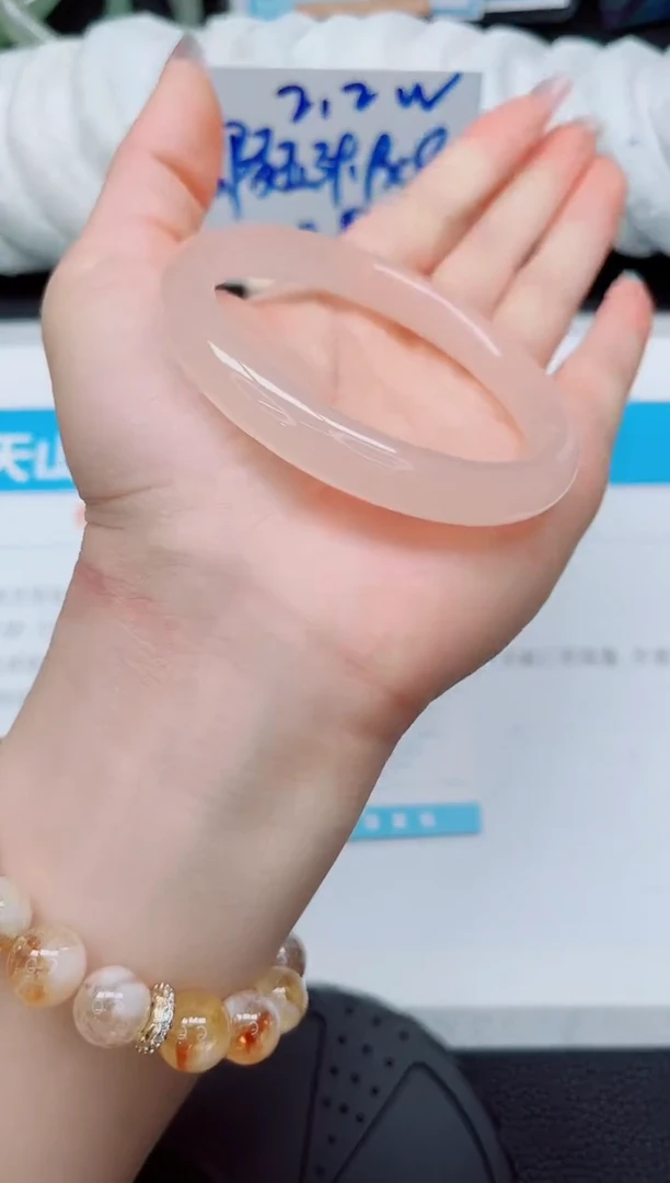 石英质玉手镯未镶嵌166-冰粉