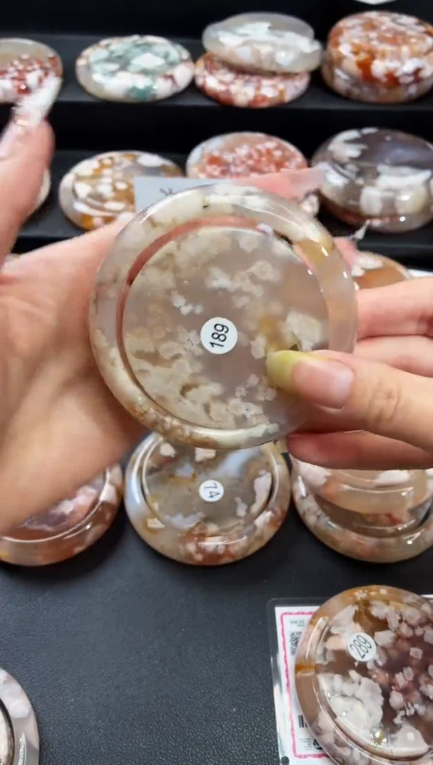 手镯玛瑙/玉髓未镶嵌石英质玉60圈59/60带（赠送镯心）