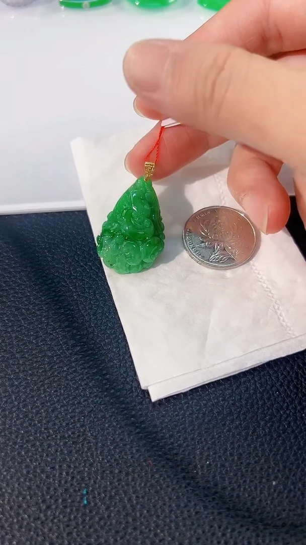 颈饰未镶嵌翡翠 缅料A货/支持复检/一件