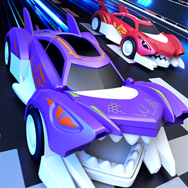 咬手指鲨鱼玩具车滑行惯性   儿童鲨鱼战车   不用电一滑就跑