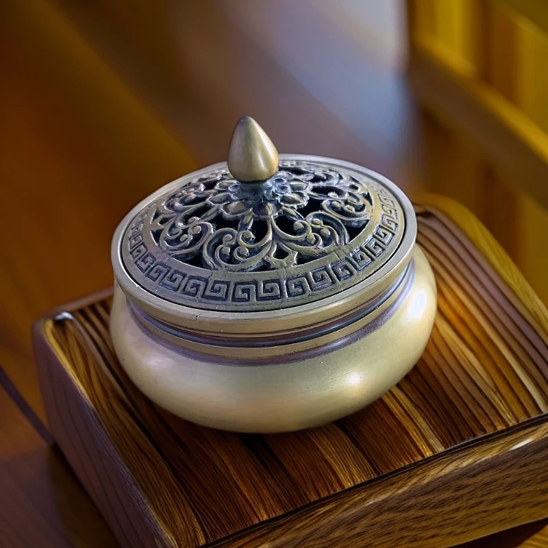 黄铜香炉T摆件（甄选商品）