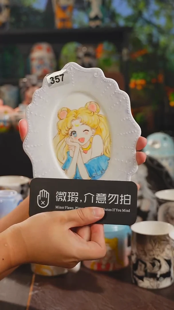 景德镇陶掌柜手工手绘357