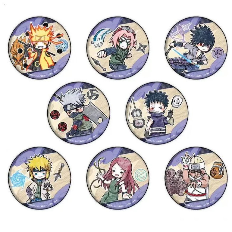 日谷 火影忍者 A3涂鸦徽章【盲盒产品 默认代拆】