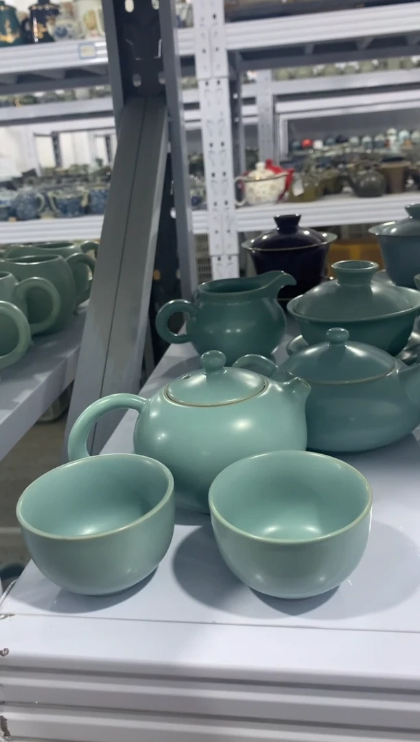 【清！一件不留】汝窑、茶壶盖碗茶杯主人杯微矿点
