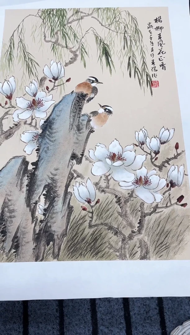 精品国画花鸟作品
