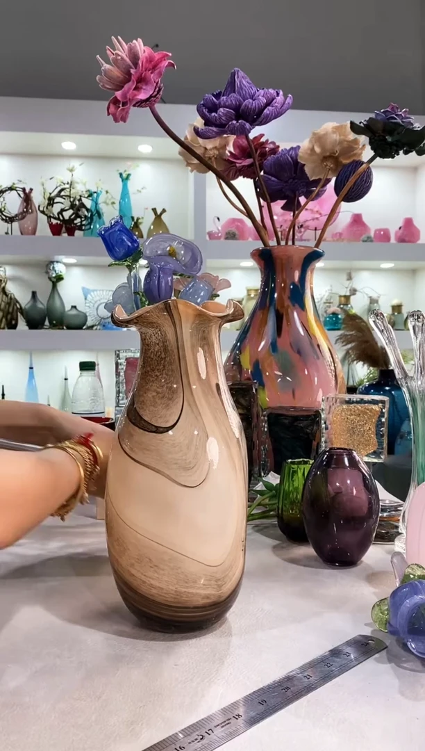 慕忆家手作琉璃花瓶