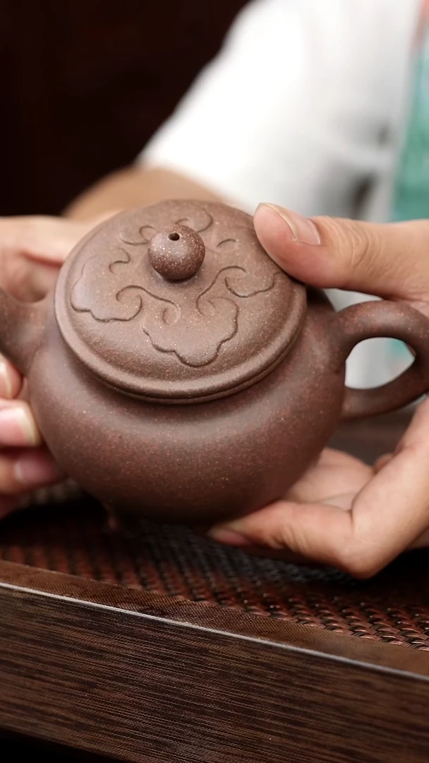 茶壶紫砂岩中泥大彬如意