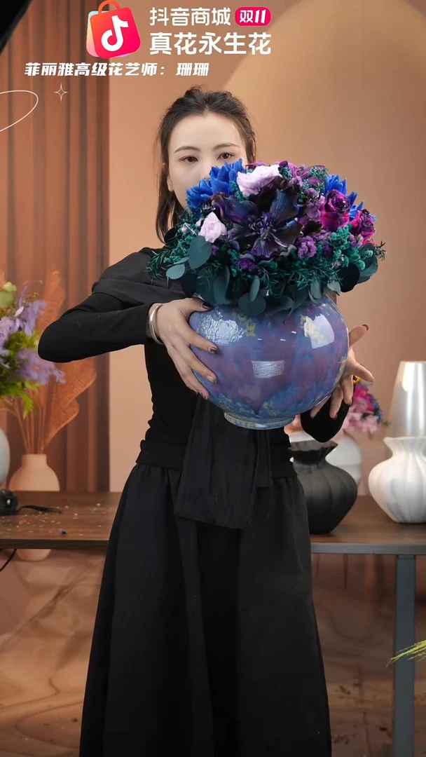 藤图片款式：花+花瓶一整套