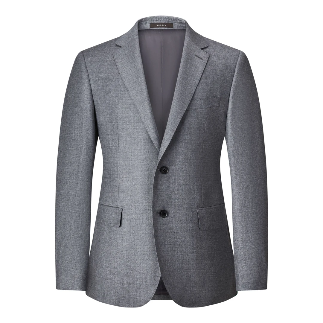 【轻奢羊绒单西】PROGEN/25秋上新职业装婚庆毕业平驳领单西