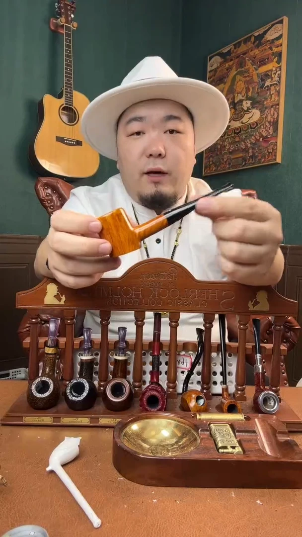 石楠木木雕款意大利进口石楠木烟斗