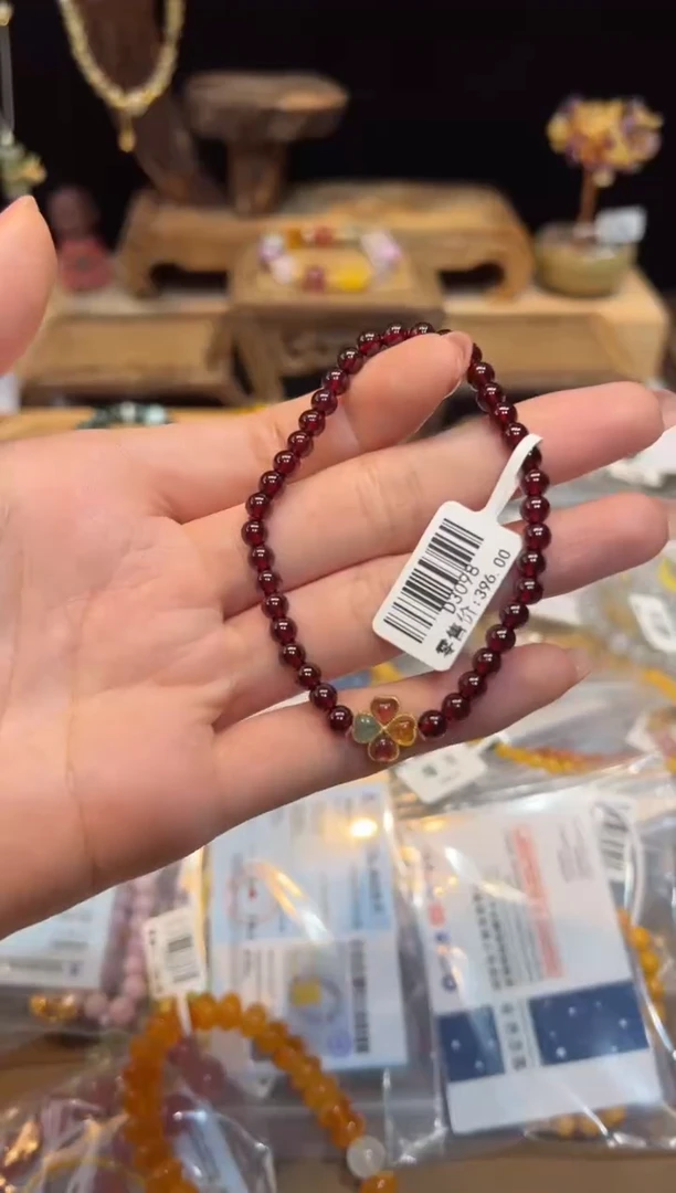 手链未镶嵌石榴石手饰@@D3098
