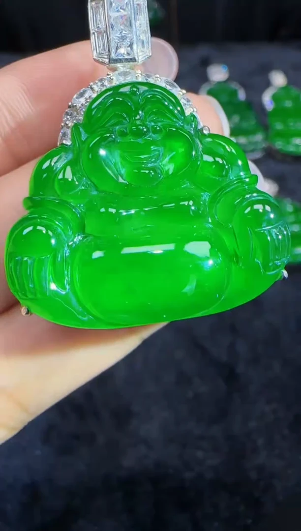 未镶嵌定制翡翠翡翠吊坠18