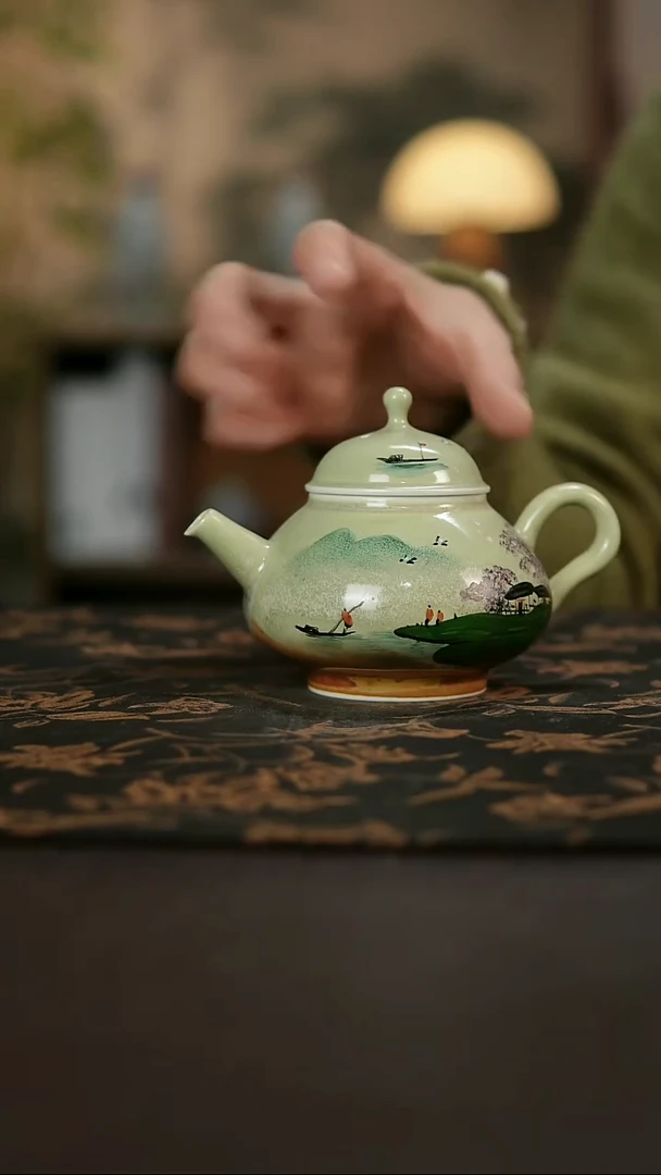 景德镇陶瓷杯碗柴烧多人