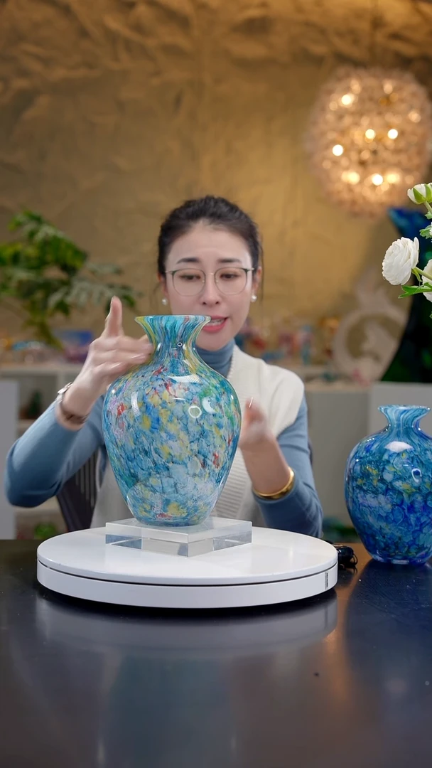手工艺品琉璃莫奈花园系列花器