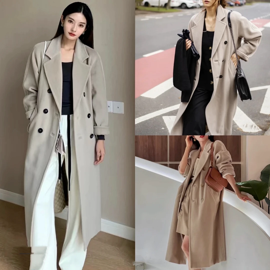 99新 MaxMara 双双臻选/vv01152/MaxMara大衣/34码
