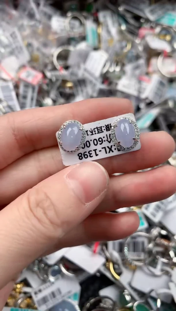 银S925镶嵌戒指翡翠888             4