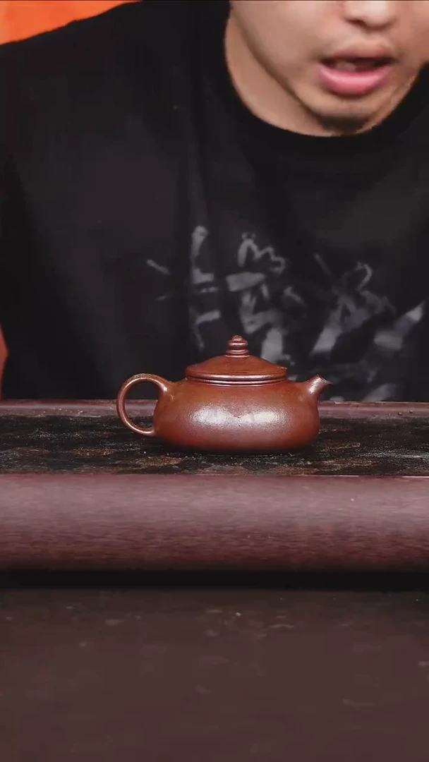 茶壶紫砂柴烧 寒江