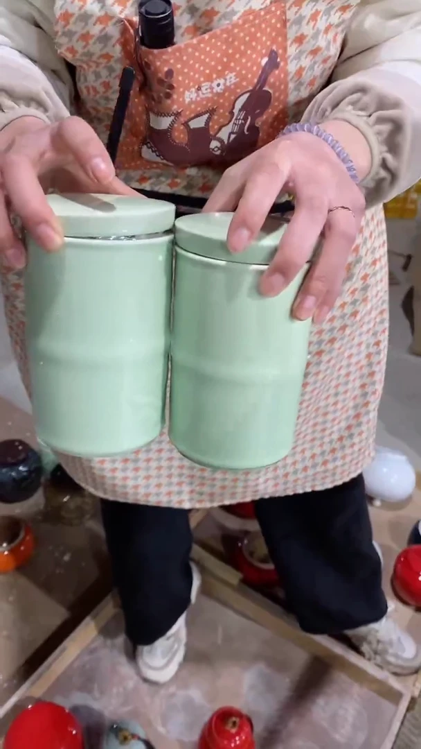 【闪购商品】罐陶瓷茶叶罐存茶罐密封罐