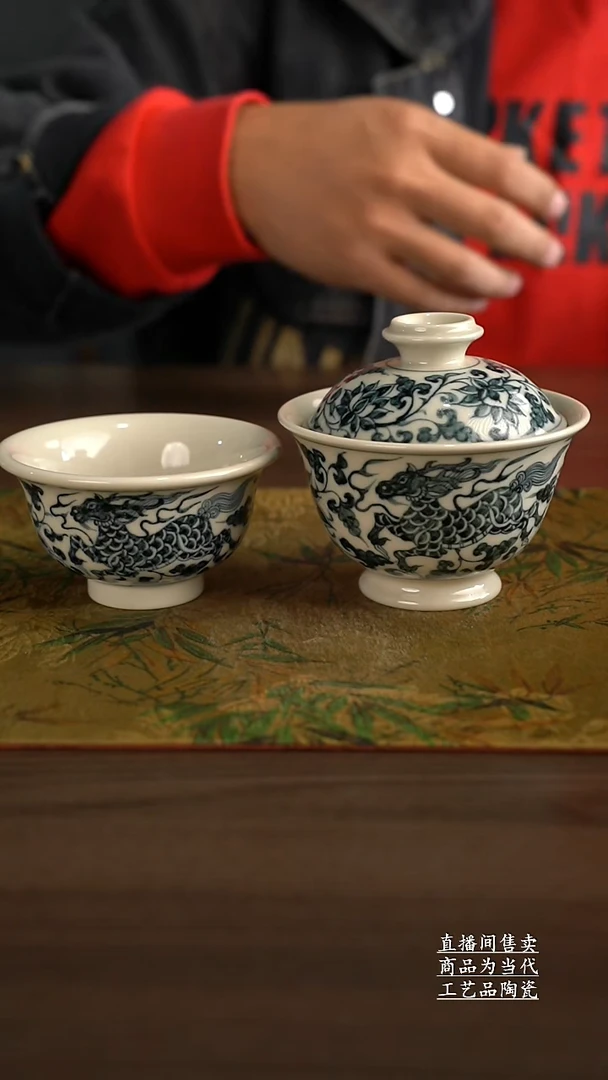 瓷片啊***习景德镇手工陶瓷茶具