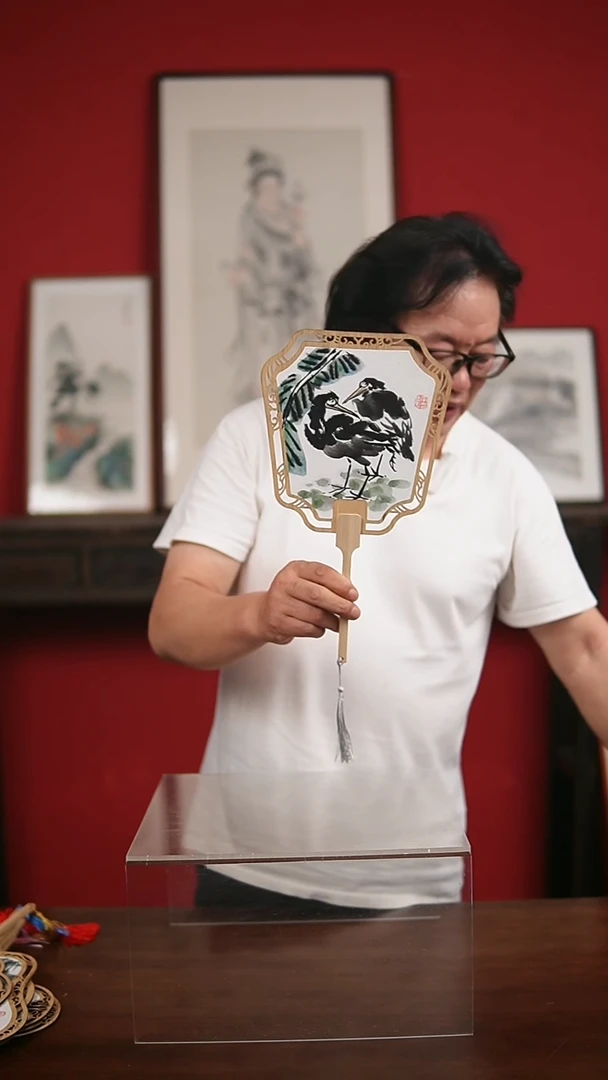 国画手写手绘-扇子