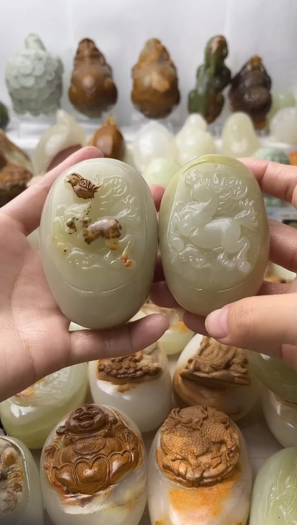 石材A***i古青石棉纹正常不退换马2个