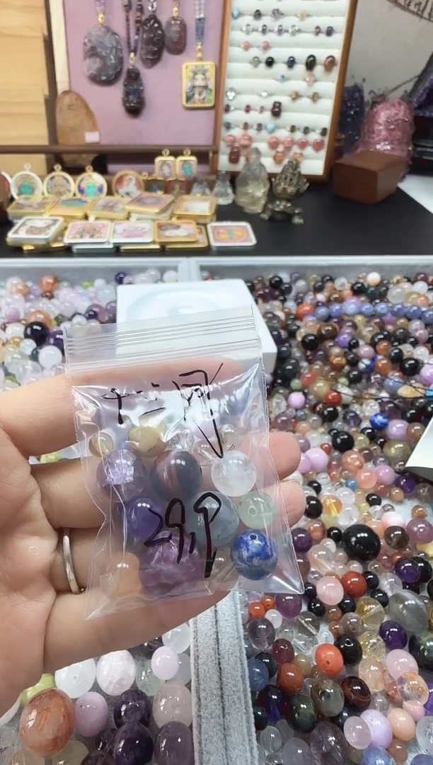水晶珠宝半成品未镶嵌水晶珠珠