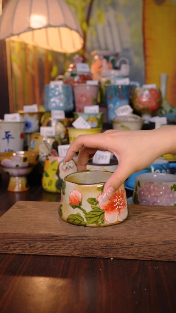 摆件泥垚手作 景德镇手工手绘器物
