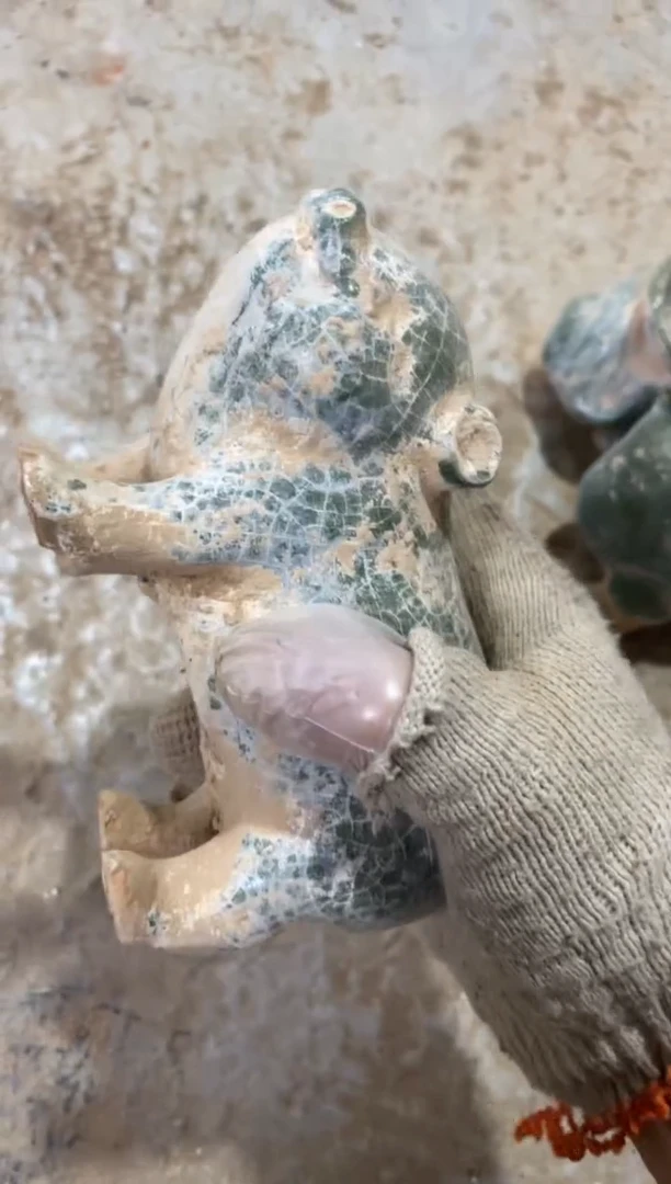 瓷片手工，手绘，陶瓷