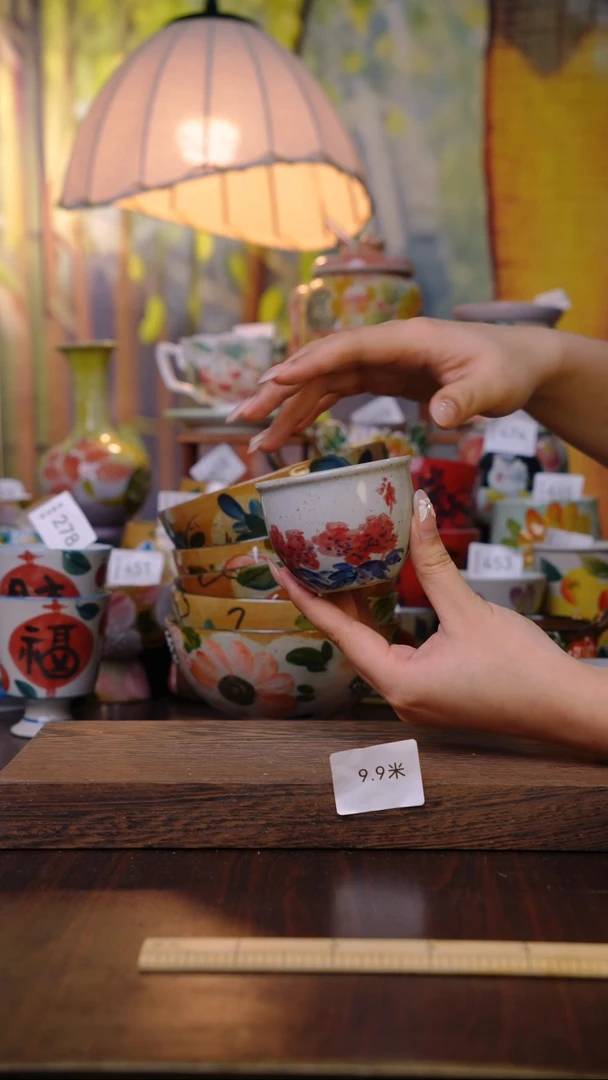 摆件泥垚手作 景德镇手工手绘器物