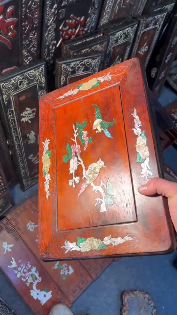 【闪购商品】非洲紫檀（红花梨）凳子