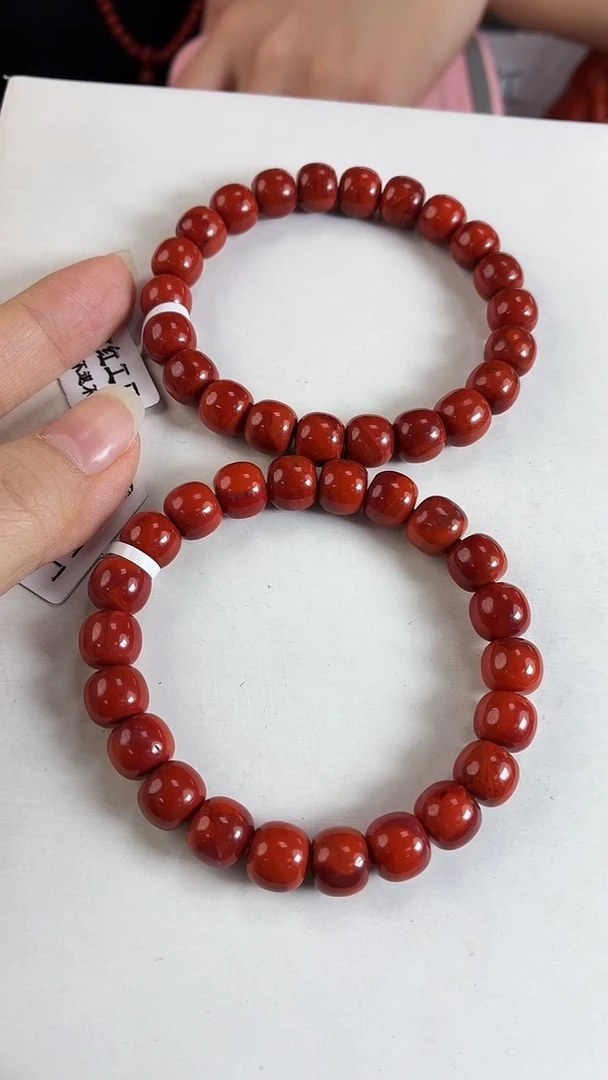 未镶嵌瓦西老型手串9+南红玛瑙（多样式发其一）