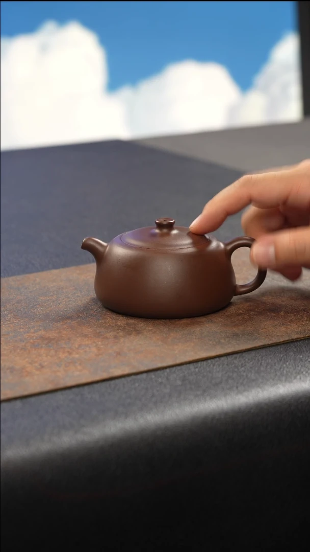 茶壶紫砂井栏 紫泥