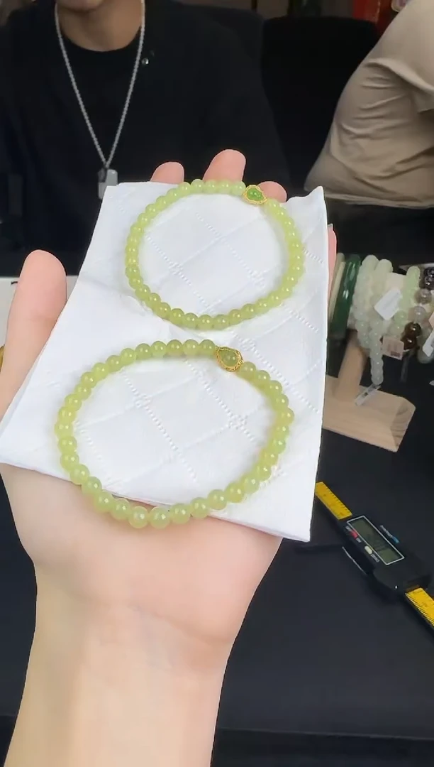 未镶嵌手串和田玉GAO0207多样性发一