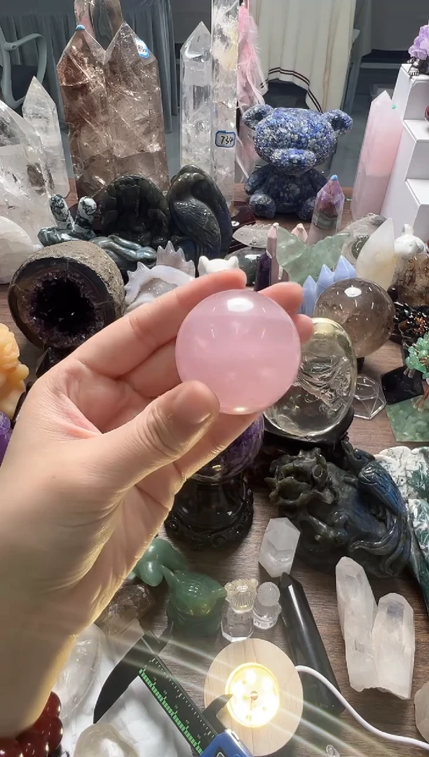 未镶嵌珠宝半成品水晶M301 约4.3cm