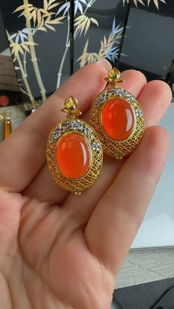 南红玛瑙未镶嵌颈饰JJD0529GAE0006多样性发一