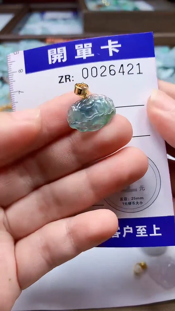 颈饰未镶嵌翡翠翡翠A货 多样性发其一（不含链）
