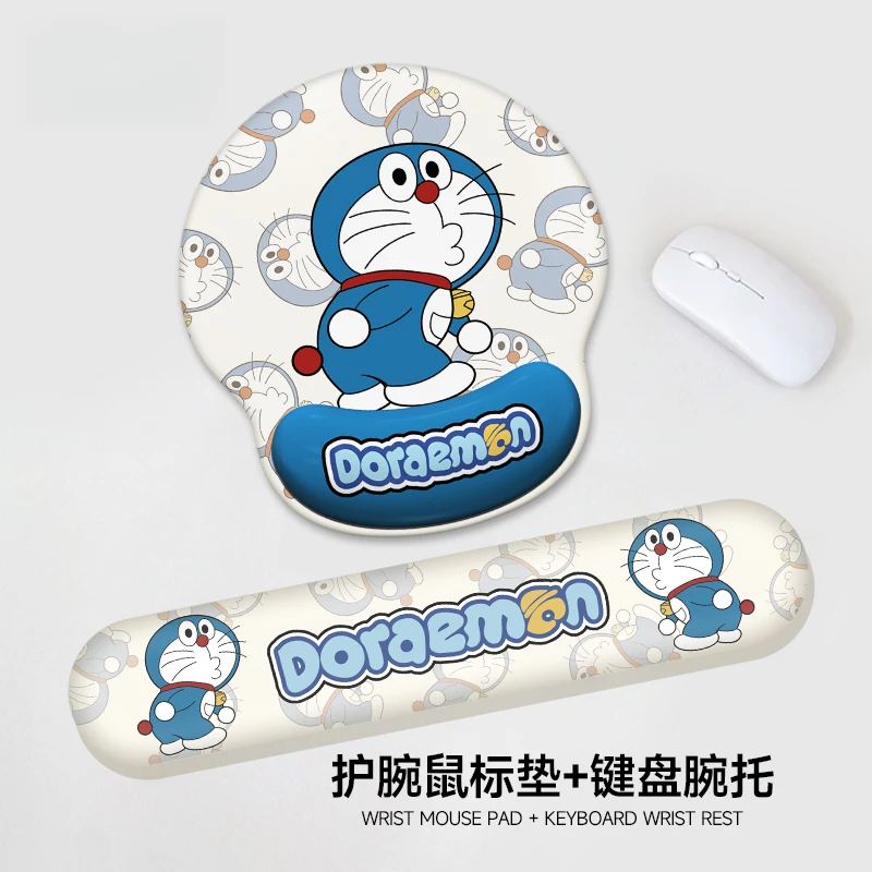 FRCP哆啦A梦护腕鼠标垫女男手腕垫办公室笔记本电脑键盘护腕手托