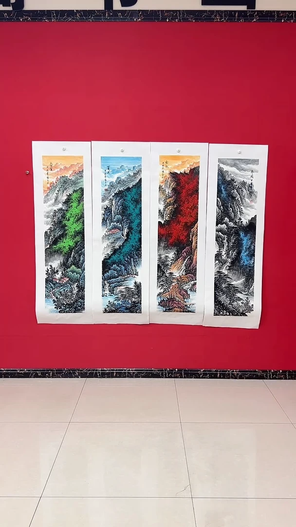 国画杨金光/四平/山水/宣纸/国画